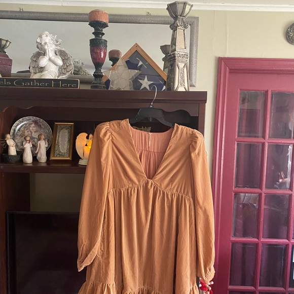 Free People Rust Mini Dress - Picture 5 of 11